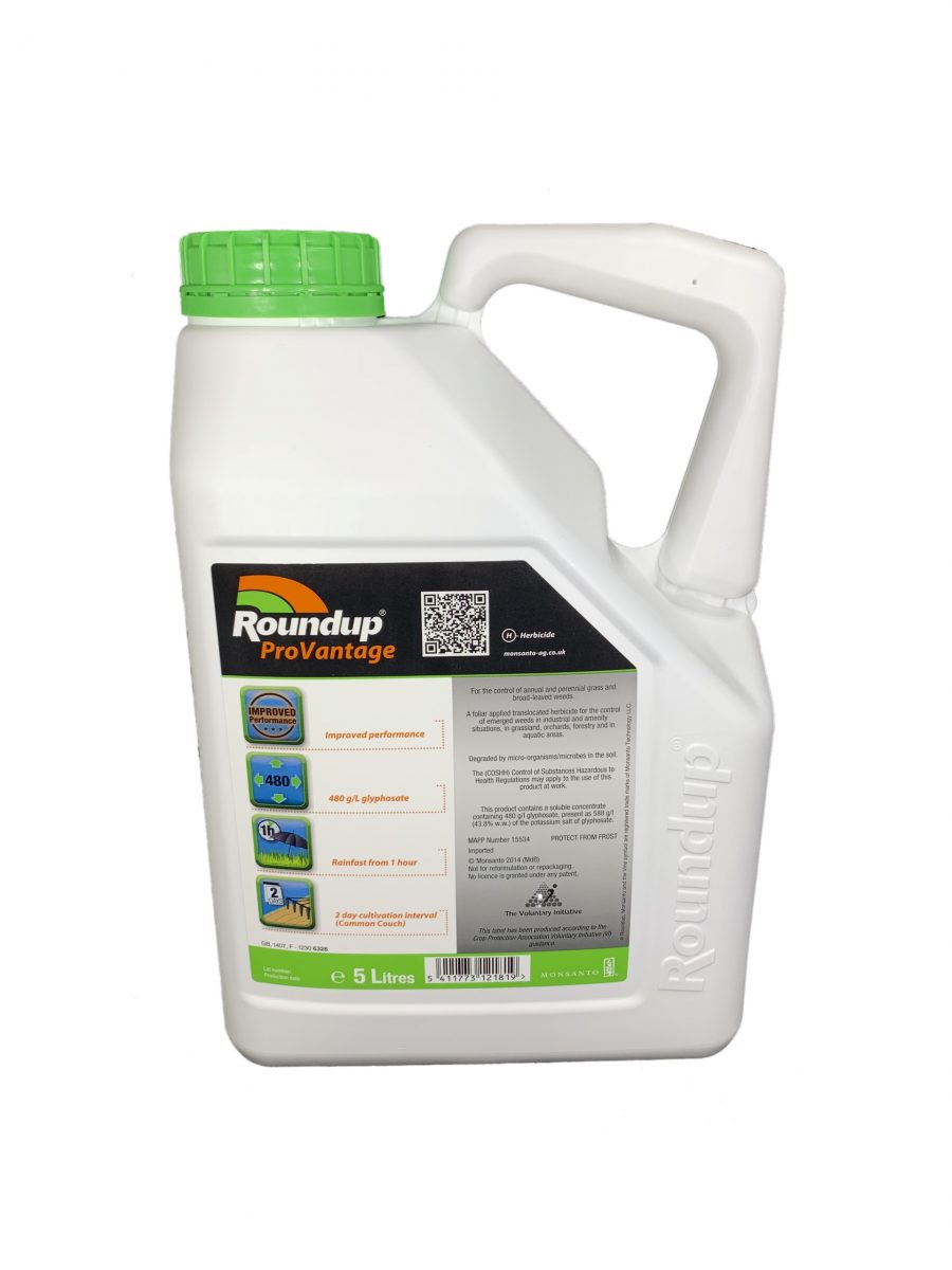 Roundup Pro Vantage 360 5ltr Total Weedkiller From Greencare