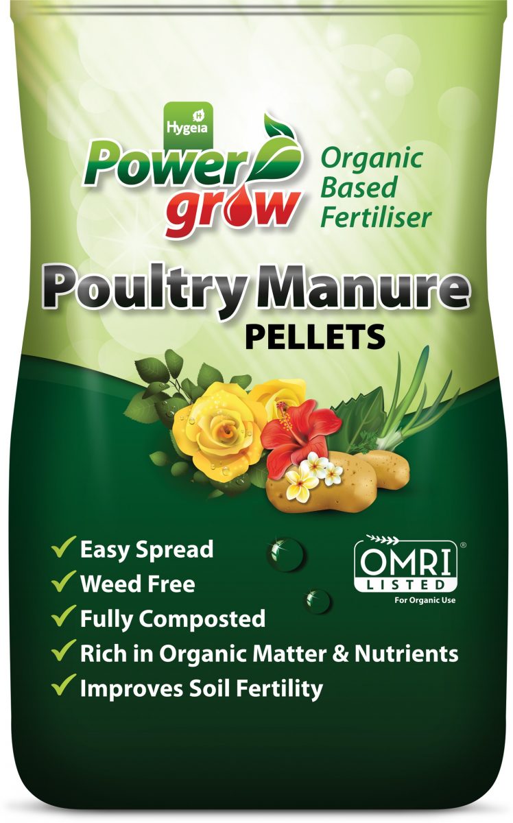 Powergrow Poultry Manure Pellets 15KG Organic All